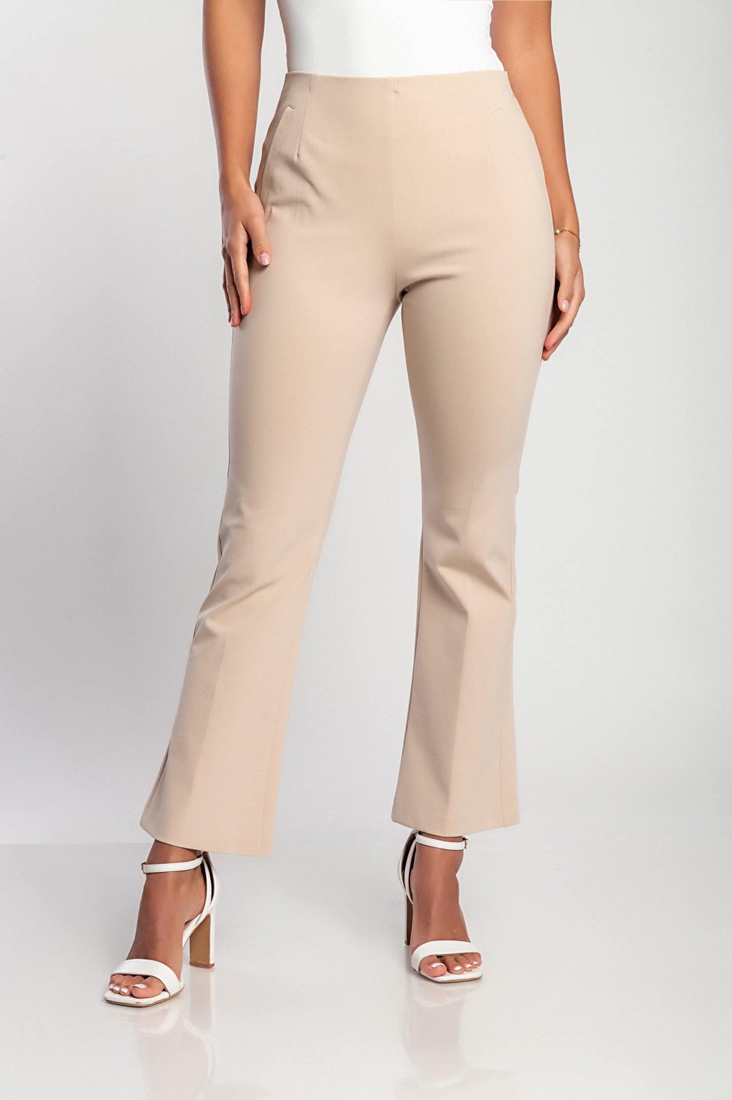 Pantaloni eleganti in cotone, neri