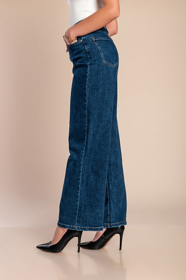 Jeans dritti, blu scuro