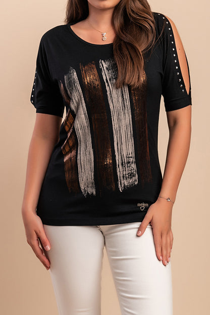 Maglietta stampata, rossa