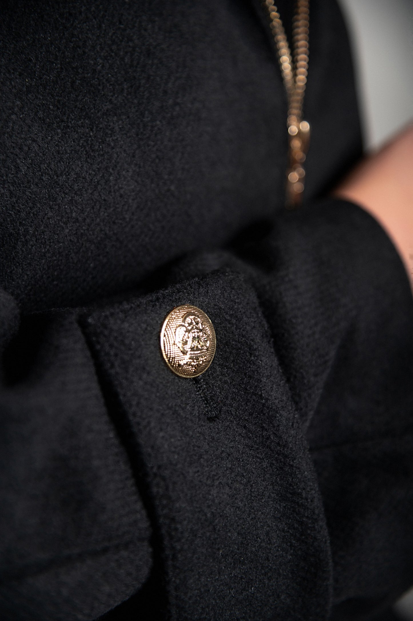 Cappotto elegante Albineya, nero