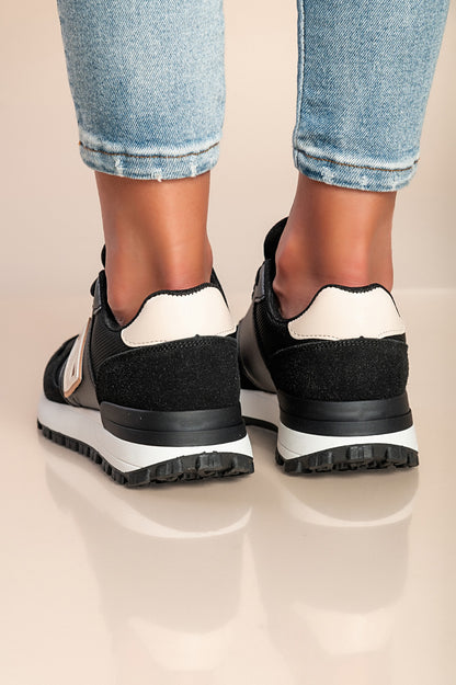 Sneakers alla moda, colore nero