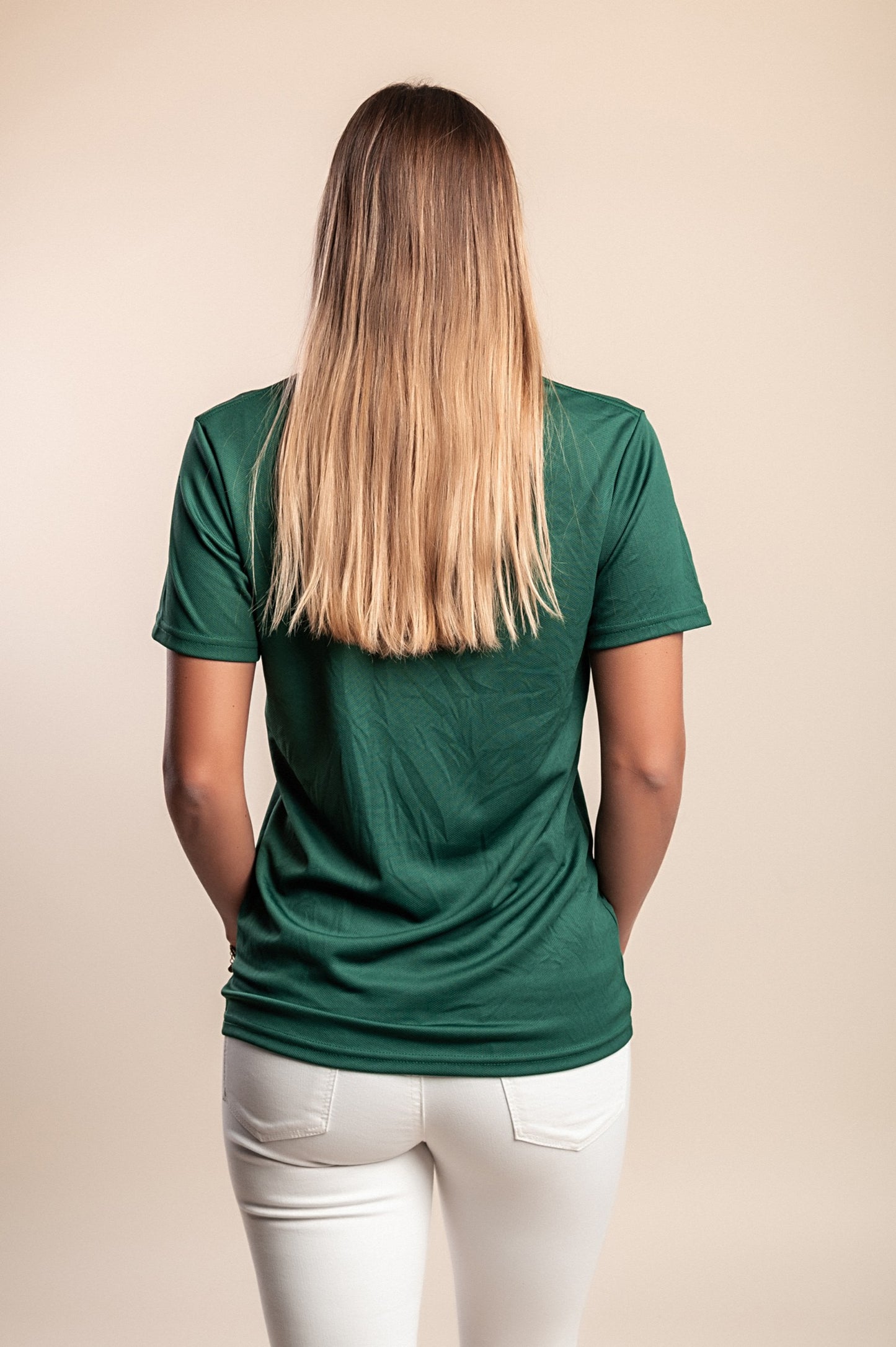 Maglietta girocollo, verde