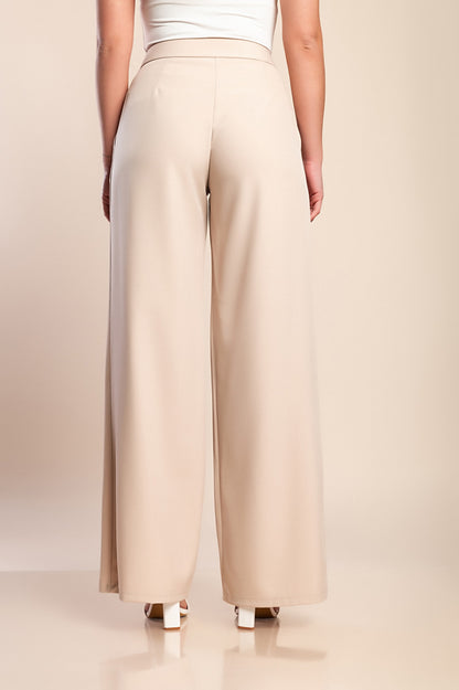 Pantaloni lunghi eleganti, beige