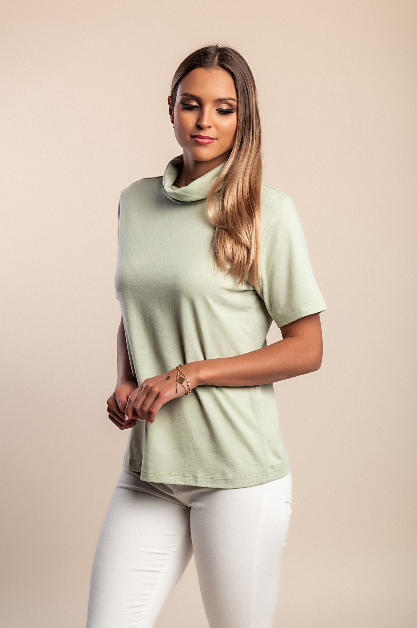 Maglia a maniche corte, verde