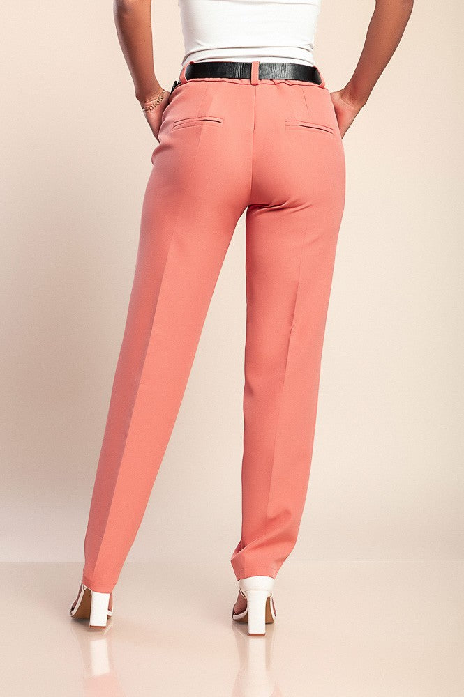 Pantaloni eleganti lunghi con pantalone dritto Tordina, nero