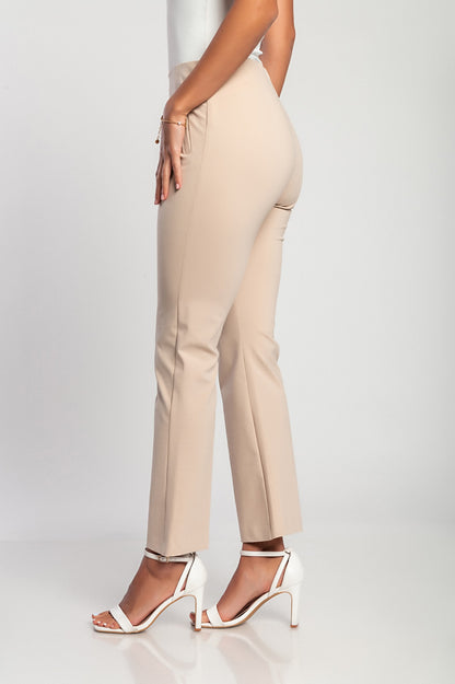 Pantaloni eleganti in cotone, azzurro