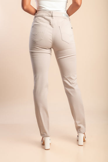 Pantaloni in cotone, beige