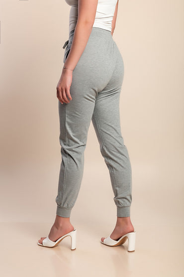 Pantaloni di cotone, grigi