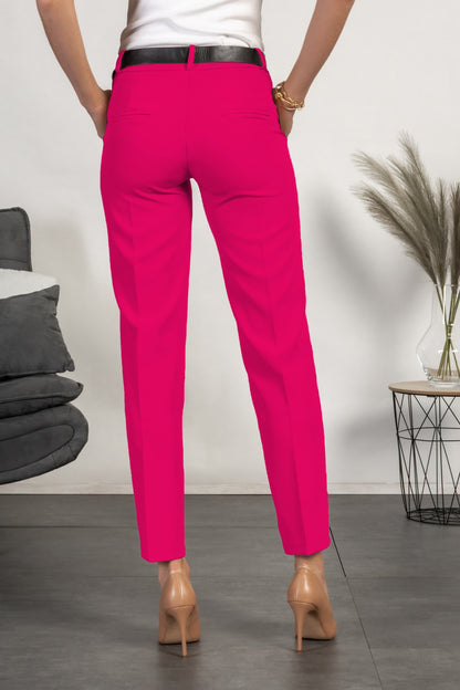 Pantaloni eleganti lunghi con pantalone dritto Tordina, nero