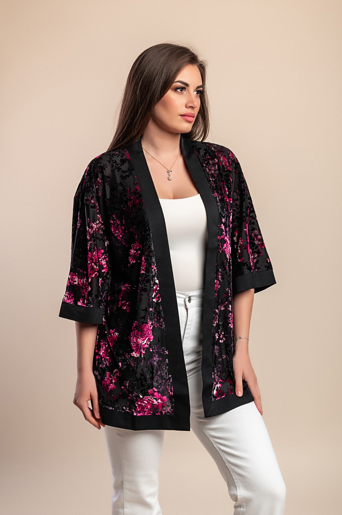 Cardigan taglie forti, nero
