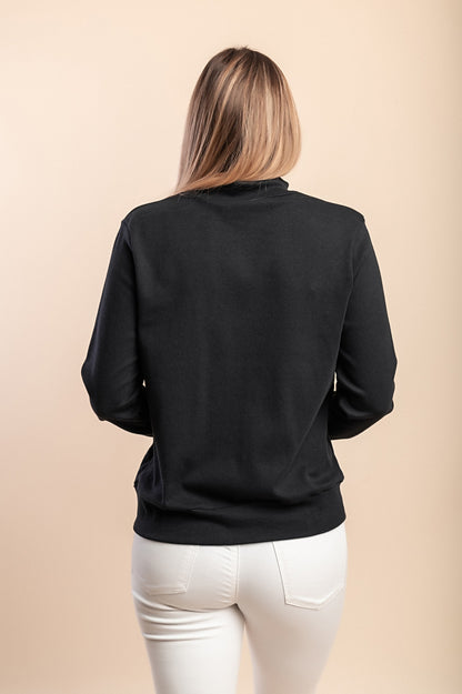 Giacca con zip in cotone, verde