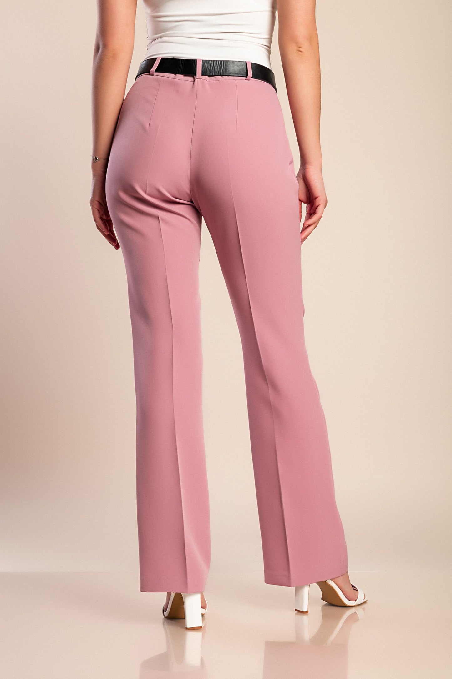 Pantaloni eleganti dal taglio dritto, neri