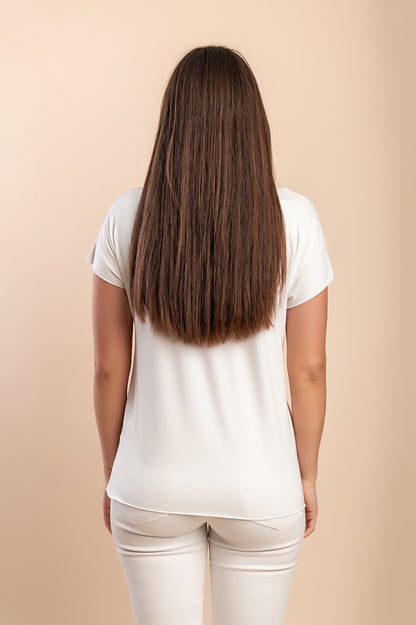 T-shirt stampata, bianca