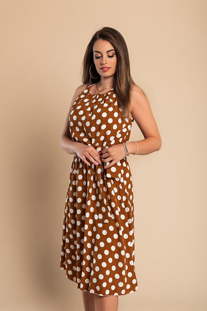 MIDI VESTITO A POIS MOULISHA