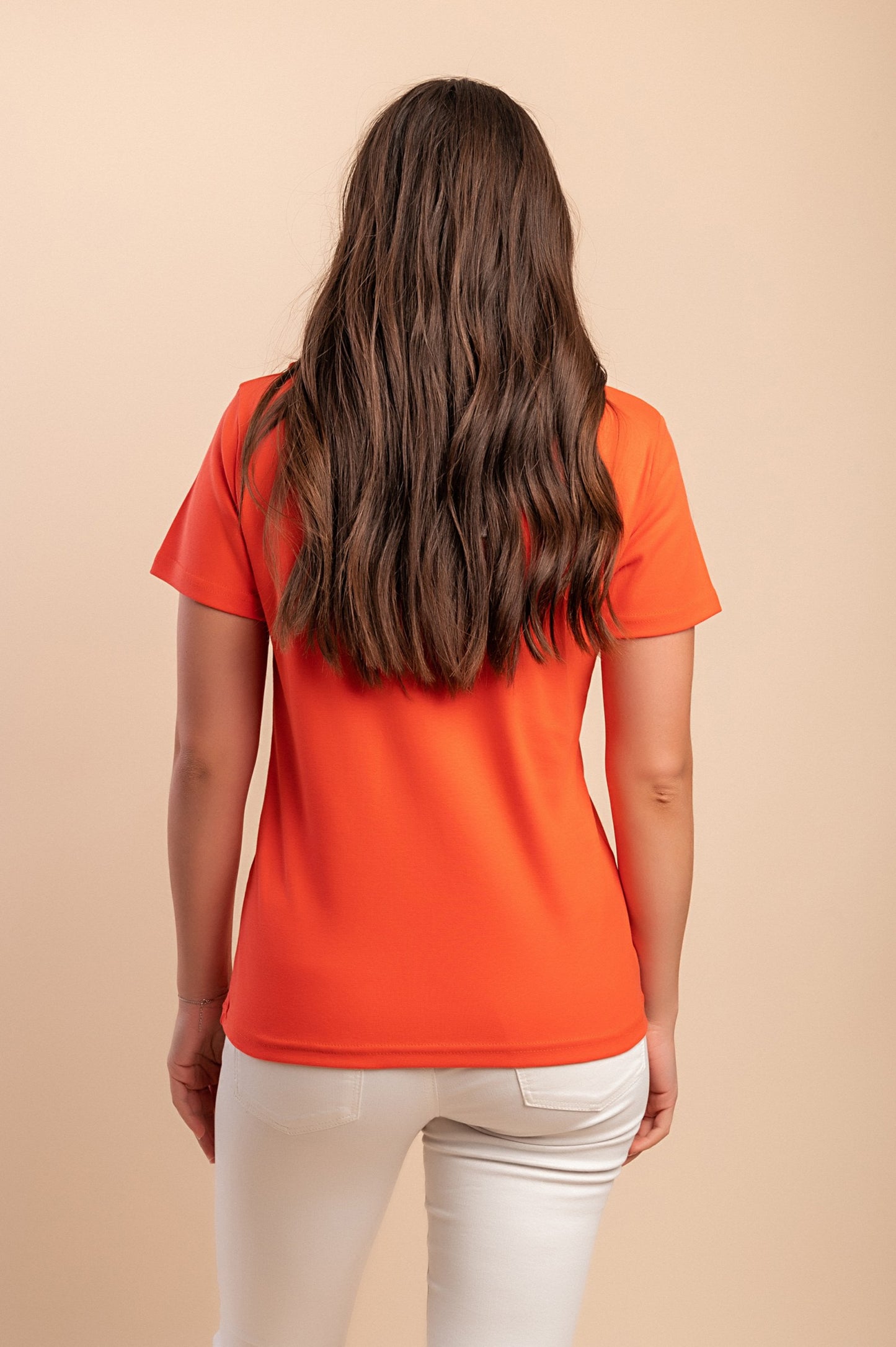 T-shirt in cotone con nappe, blu scuro