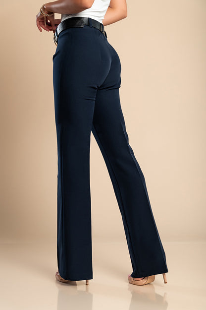 Pantaloni eleganti dal taglio dritto, neri