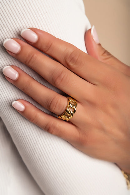 Anello elegante, ART2110, colore oro