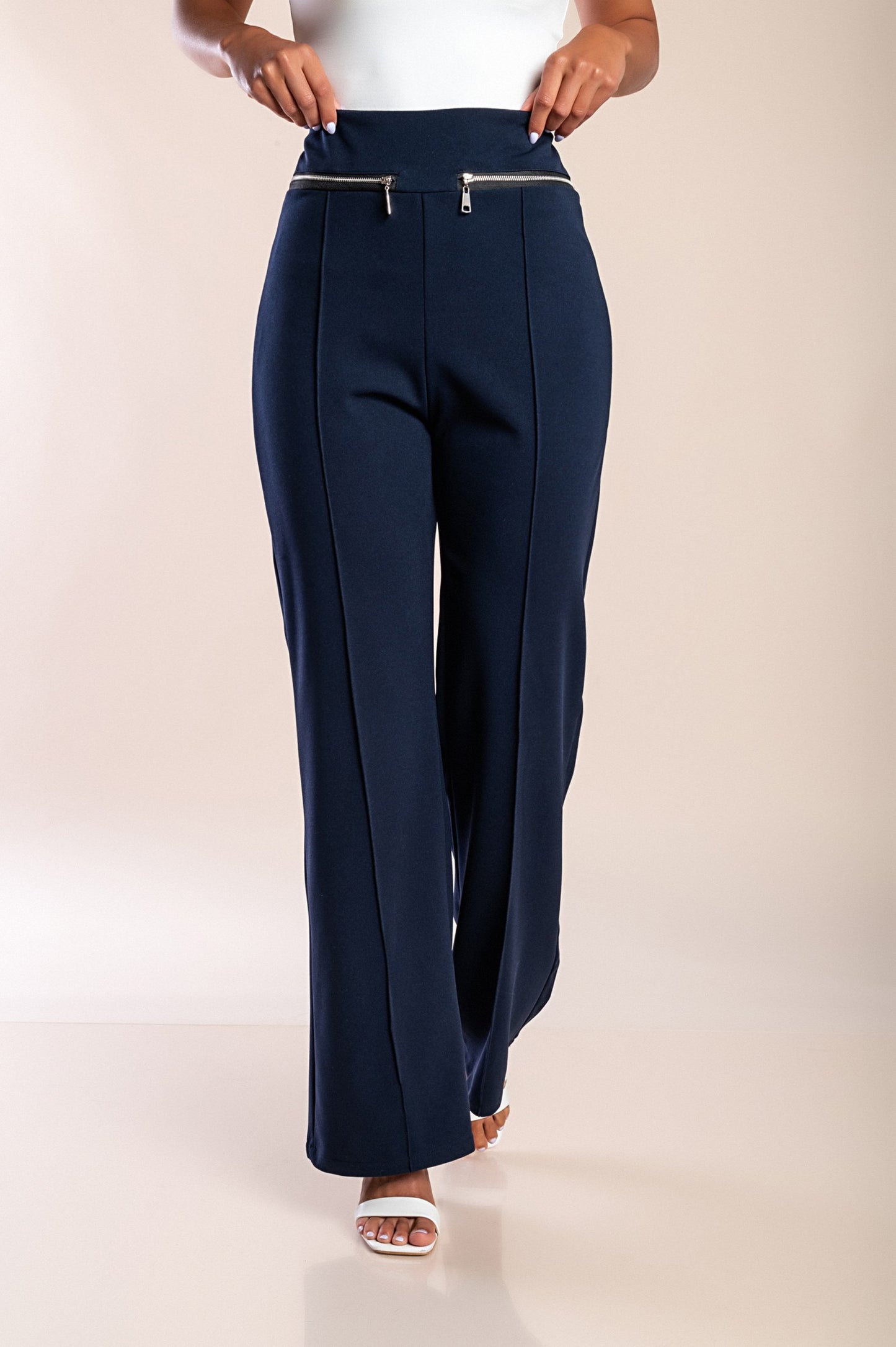 PANTALONI EMANUELA - BIANCO