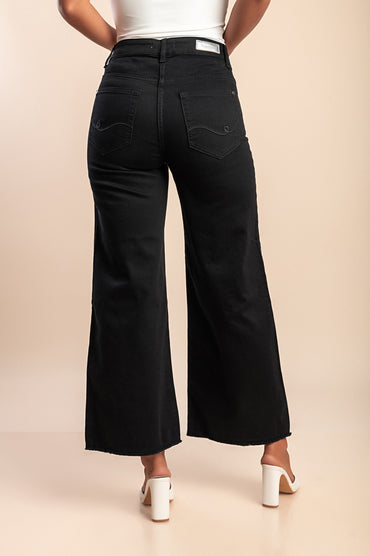 Jeans a zampa, neri
