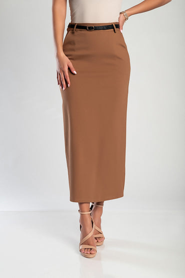 Gonna midi elegante, nera