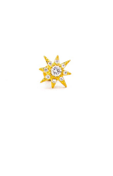 Mini orecchino elegante, colore oro