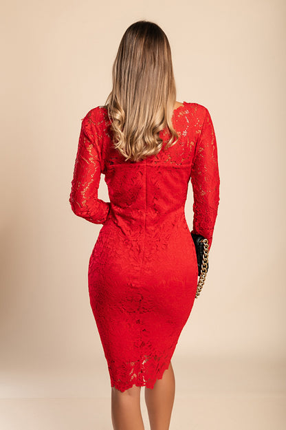 Vestito in pizzo Madily, nero