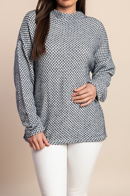 Tunica taglie forti, blu scuro