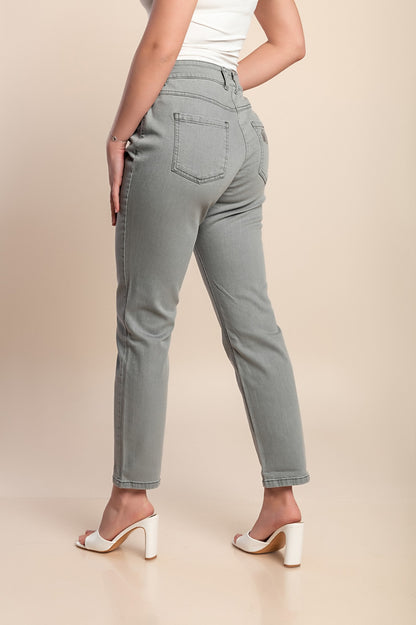 Pantaloni di cotone, grigi