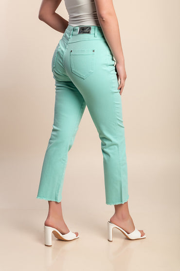 Pantaloni di cotone, menta