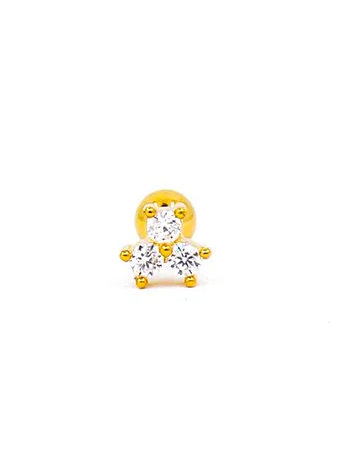 Mini orecchino elegante, ART969, colore oro