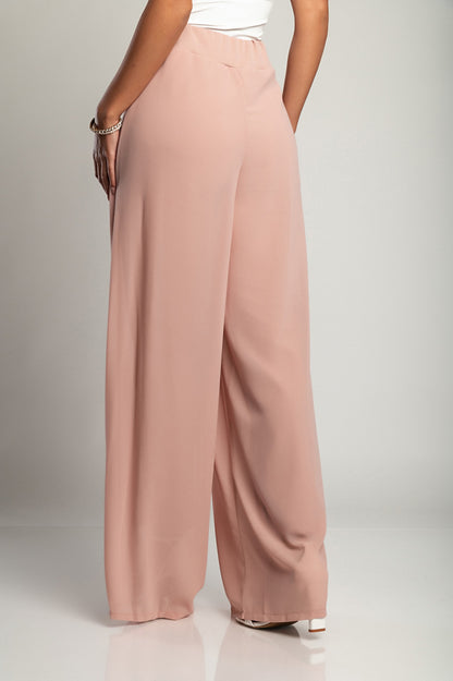 Pantaloni lunghi eleganti Veronna, neri