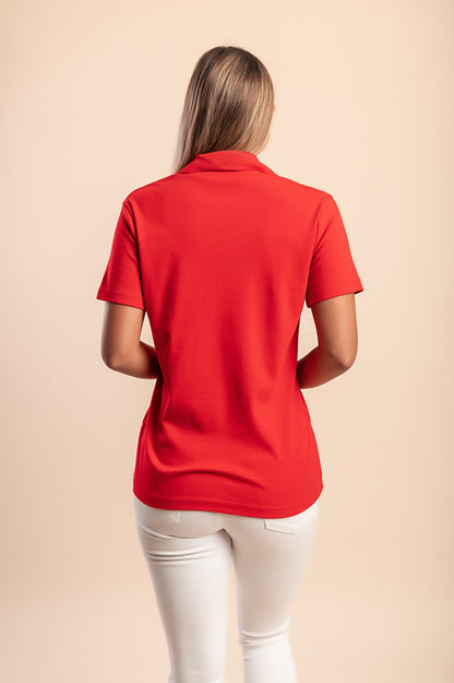 Camicia in cotone taglie forti con colletto, menta