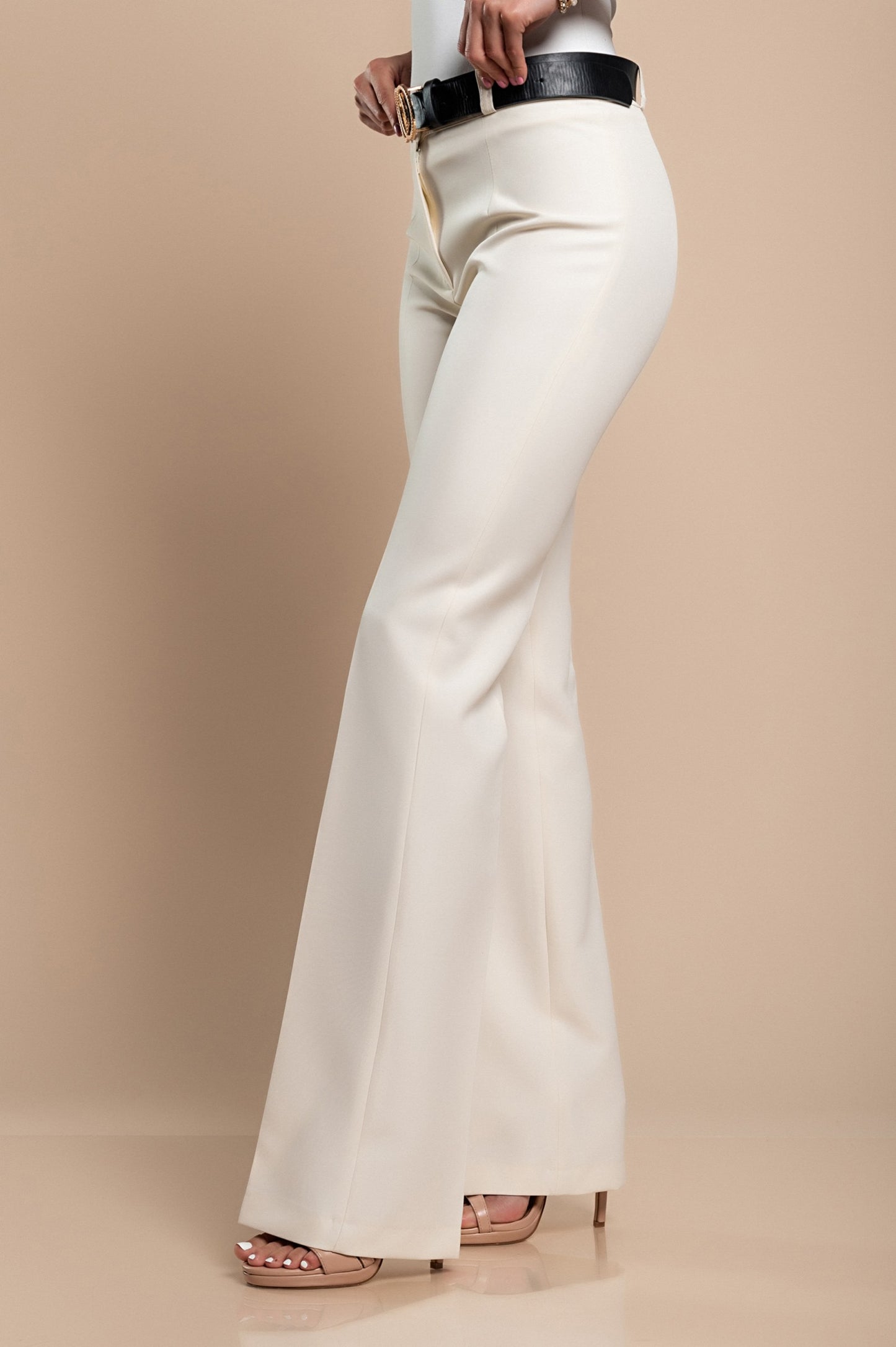 Pantaloni eleganti dal taglio dritto, neri