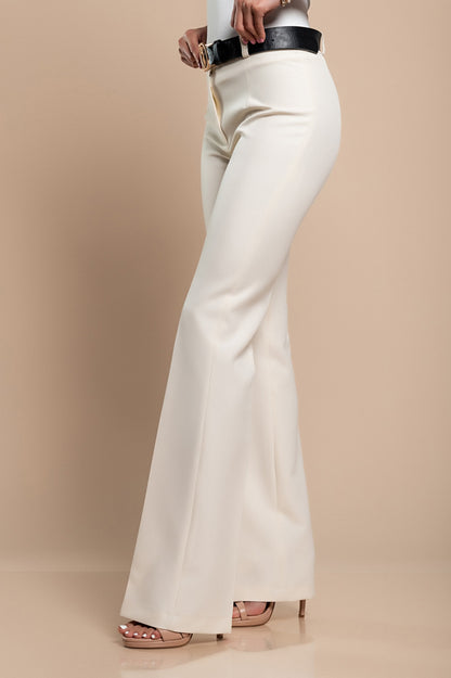 Pantaloni eleganti dal taglio dritto, neri