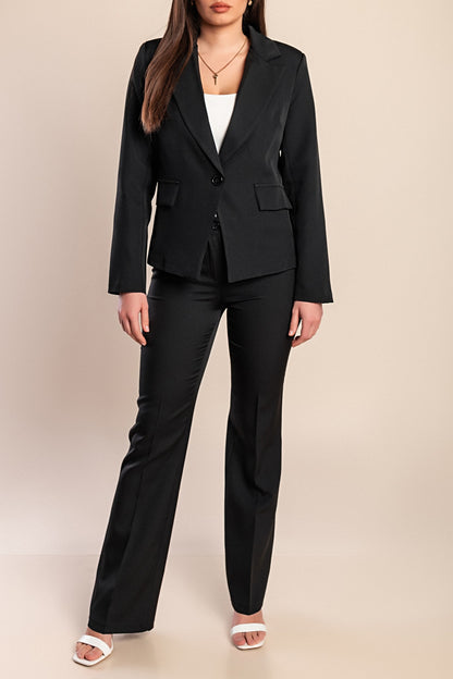 Completo elegante blazer e pantaloni, menta