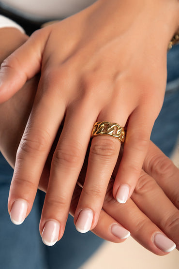 Anello elegante, ART2110, colore oro