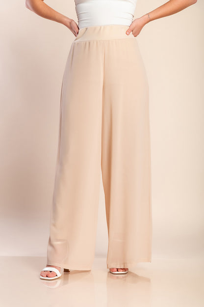 Pantaloni lunghi eleganti Veronna, neri