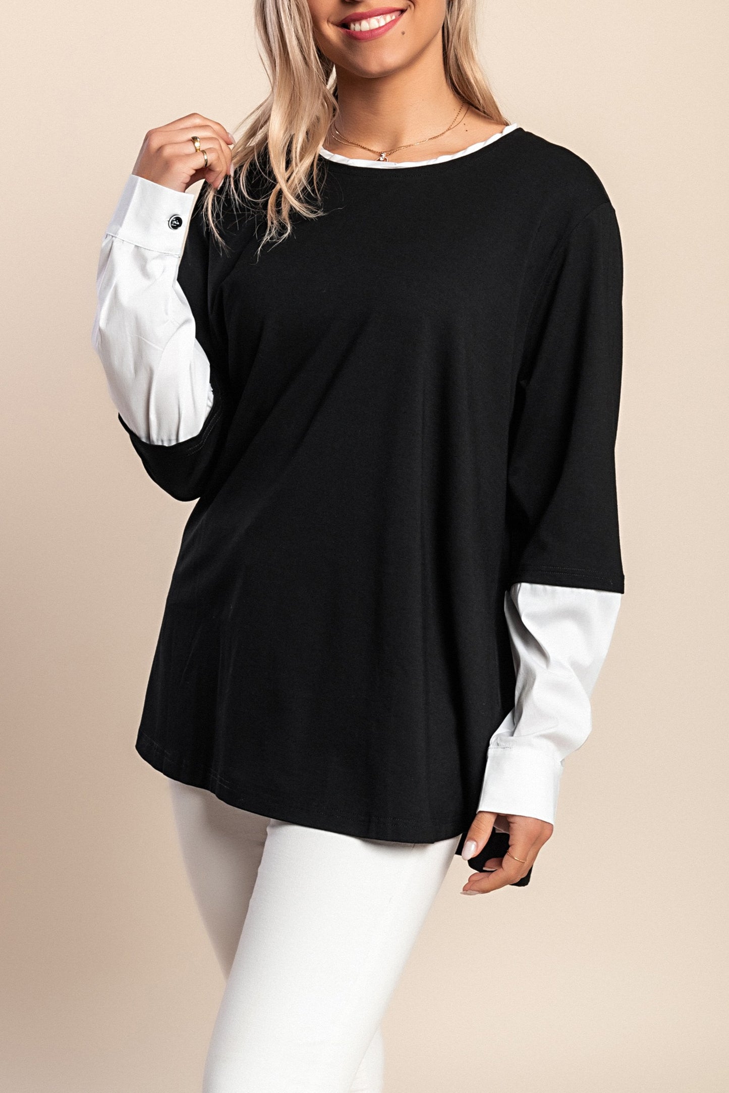 In alto, bianco e nero