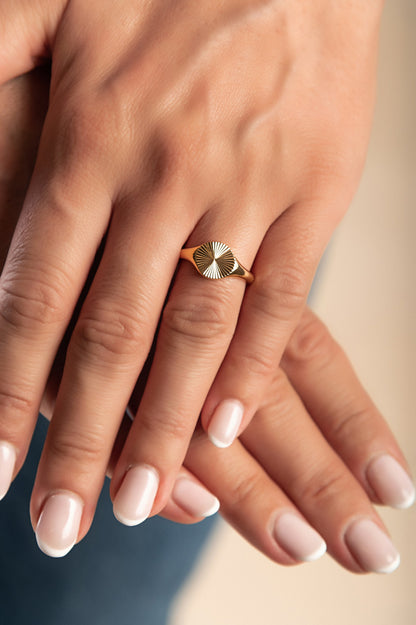 Anello elegante, ART2104, colore oro