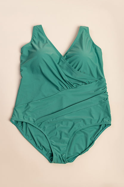 Costume da bagno taglie forti, verde chiaro