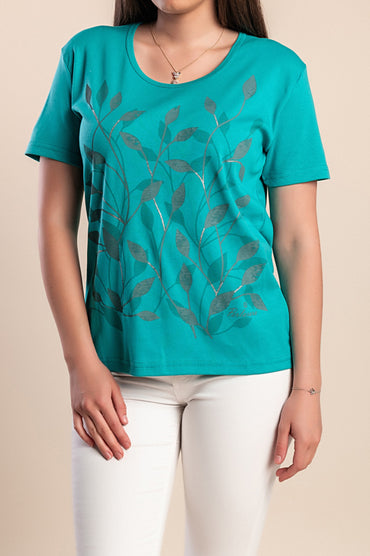 Maglietta stampata, rossa