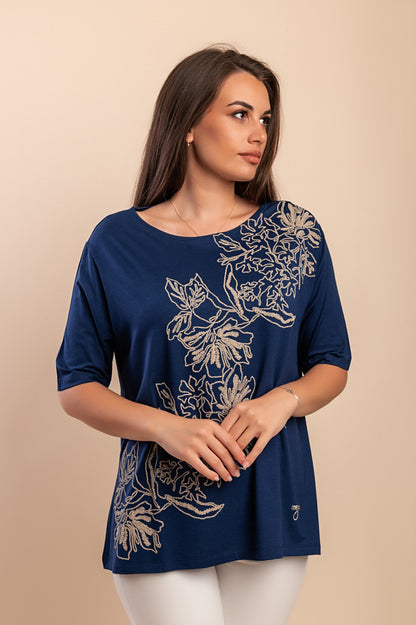 T-shirt stampata, bianca