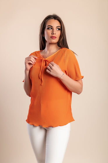 Maglietta taglie forti, arancione