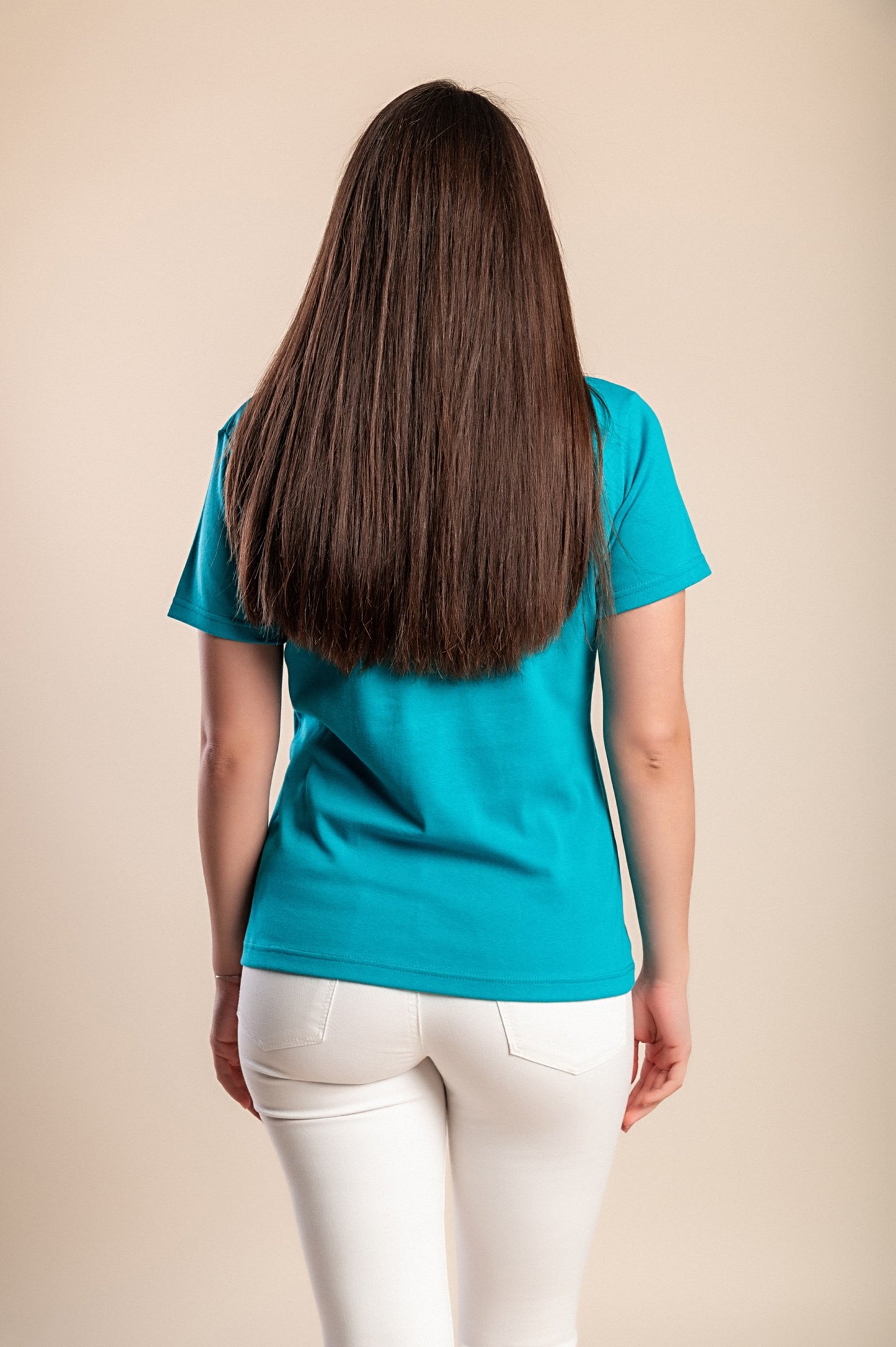 T-shirt stampata, blu