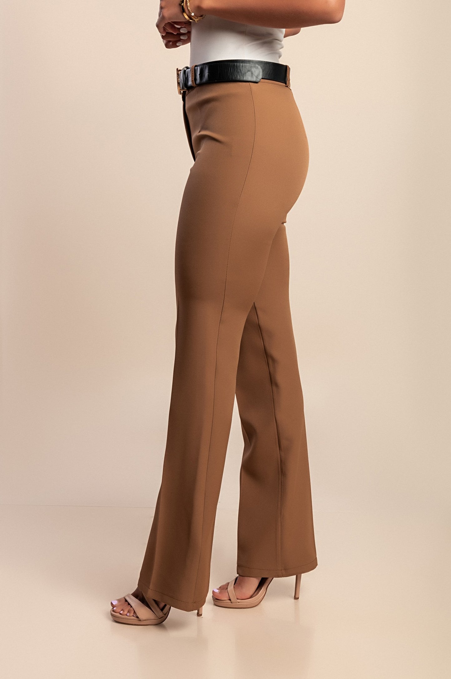 Pantaloni eleganti dal taglio dritto, neri