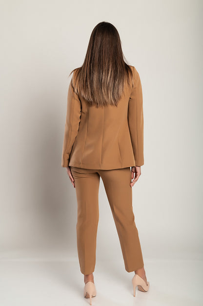 Completo blazer e pantaloni eleganti, 18438, nero
