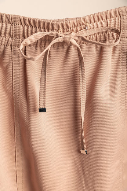 Gonna taglie forti, beige