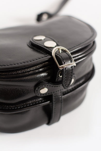 Borsa in pelle naturale Nova, nera