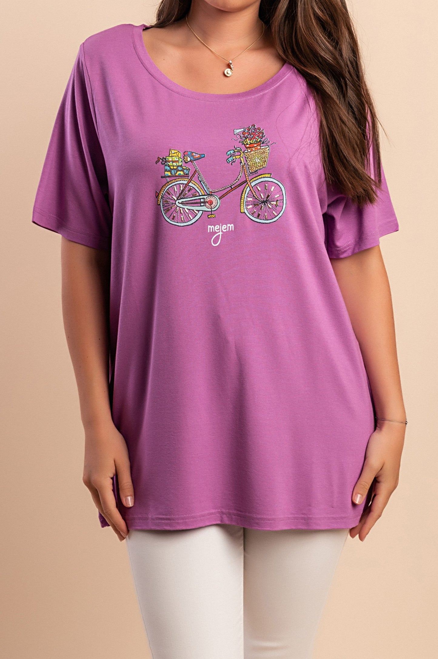 T-shirt stampata, nera