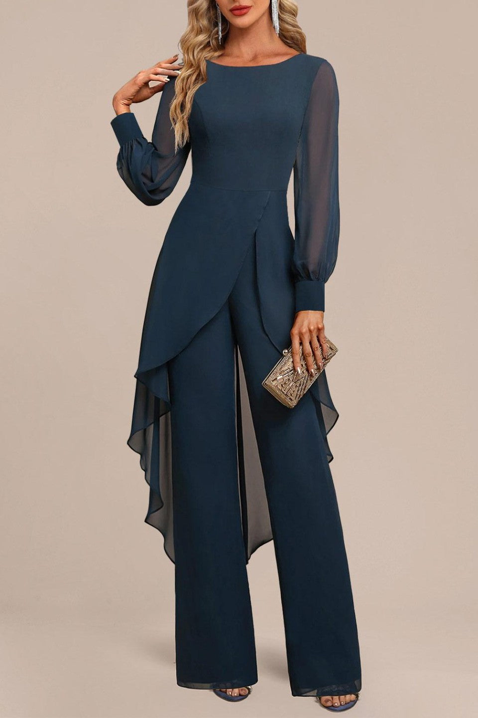 Tuta elegante, blu scuro